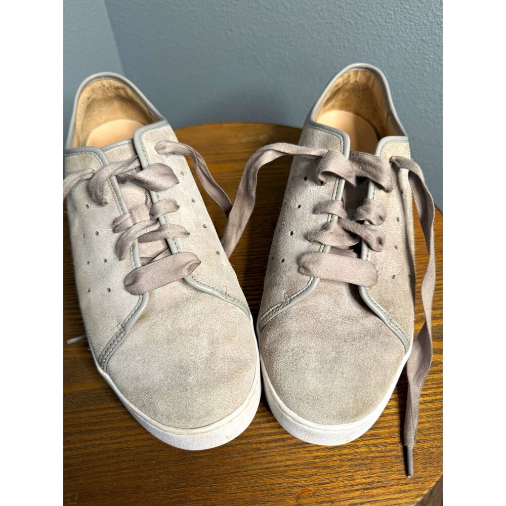 Vionic Keke Gray Suede Cushioned Comfort Lace-Up Low Top Sneakers Women 11